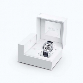 Серебряные часы "Гран Туризмо". арт. 925-8-149.30.00.001.04.07.2