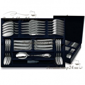Столовый набор из серебра “Престиж” из 24 предметов. арт. 925-5-155НБ01801