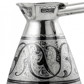 Турка из серебра"УЗОР". арт. 875-1-0058(7)