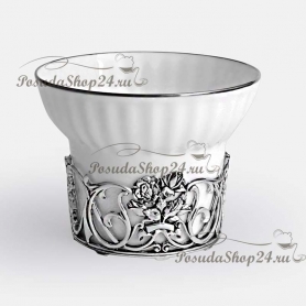 Чайный серебряный  набор «АНГЕЛ». арт. 925-5-691НБ03806 