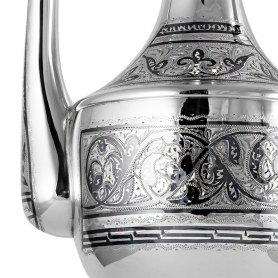 Серебряный кувшин для коньяка "Витэ". Серебро 875. арт. 875-0169(1)
