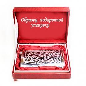 Серебряная фляга «МАК». арт. 875-0109(24)