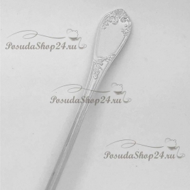 Серебряная длинная ложка "Престиж" для напитков. арт. 925-5-524ЛЖ00001